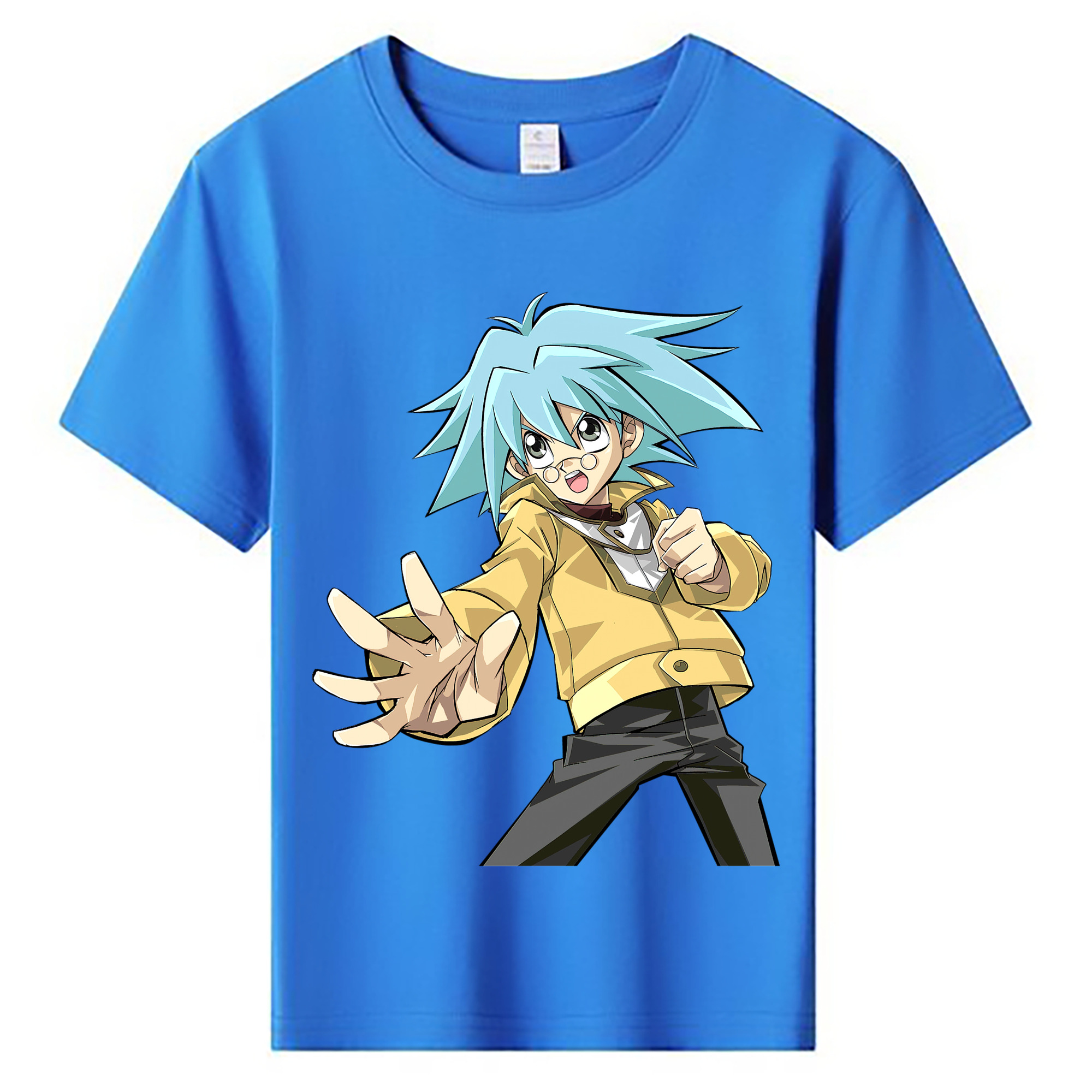 （画像用） 遊☆戯☆王 Yu-Gi-Oh! 綿100％キッズTシャツ（フロントプリント）